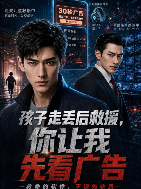 孩子走丢后救援，你让我先看广告
