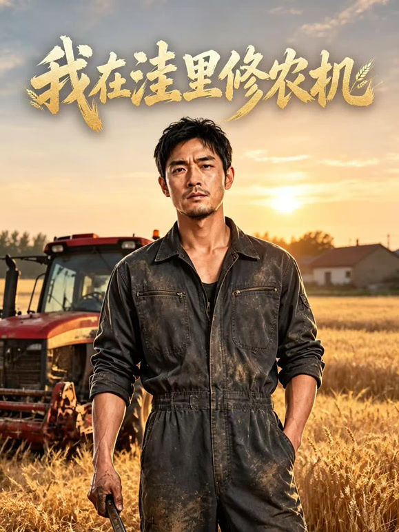 我在洼里修农机