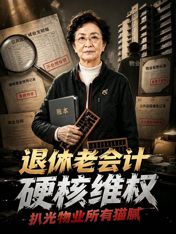 退休老会计硬核维权，扒光物业所有猫腻