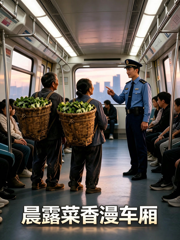 晨露菜香漫车厢