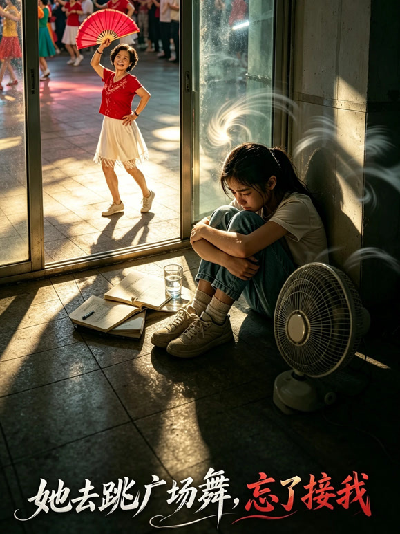 她去跳广场舞，忘了接我