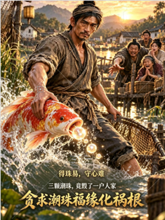 贪求潮珠福缘化祸根