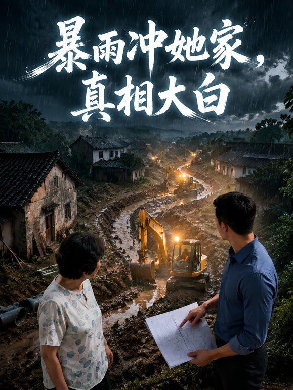 暴雨冲她家,真相大白