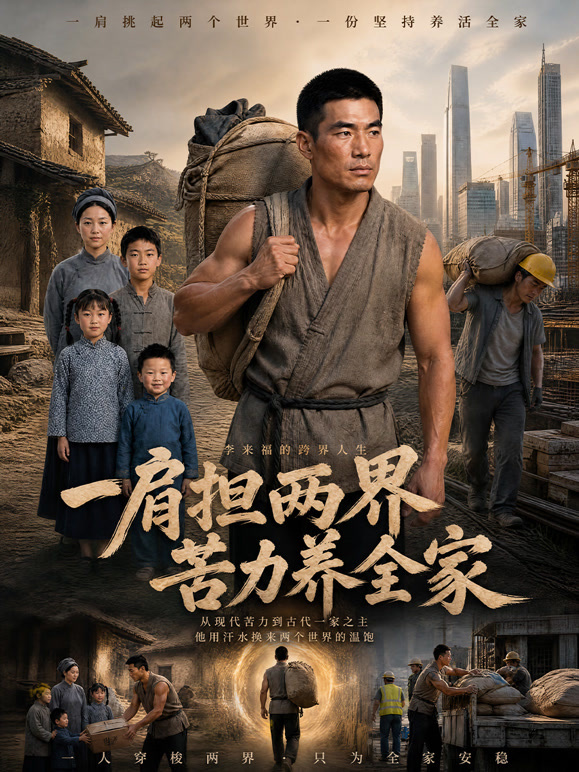 一肩担两界，苦力养全家