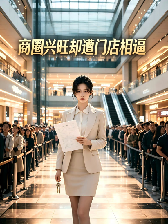 商圈兴旺却遭门店相逼