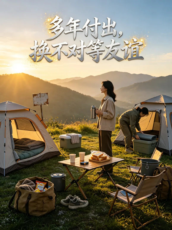 多年付出，换不对等友谊