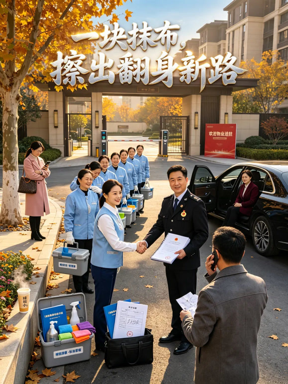 一块抹布，擦出翻身新路