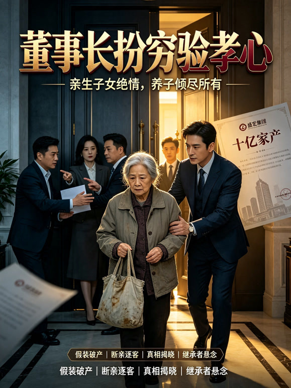 董事长扮穷验孝心