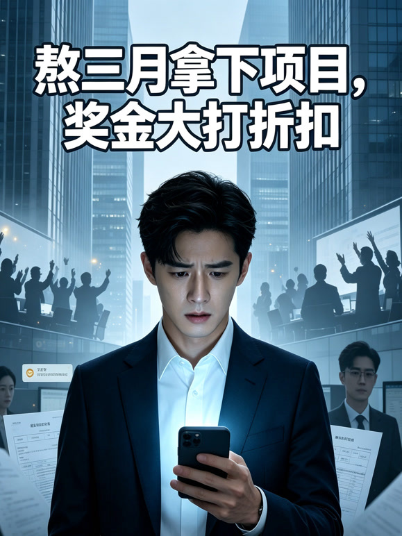 熬三月拿下项目，奖金大打折扣