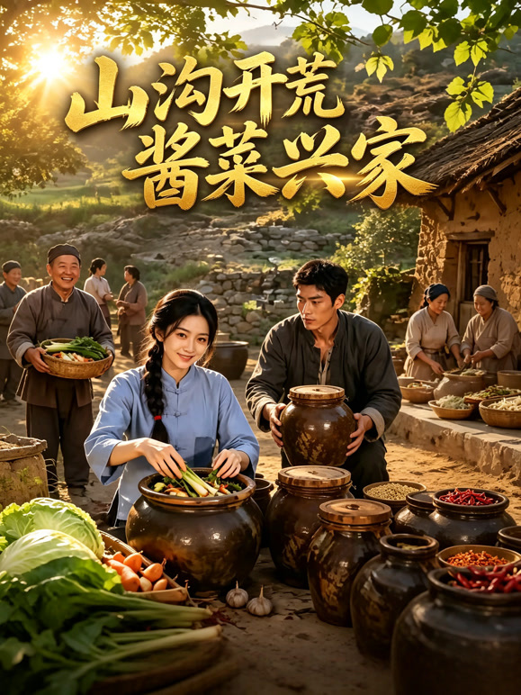 山沟开荒酱菜兴家