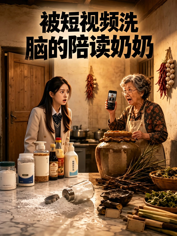 被短视频洗脑的陪读奶奶
