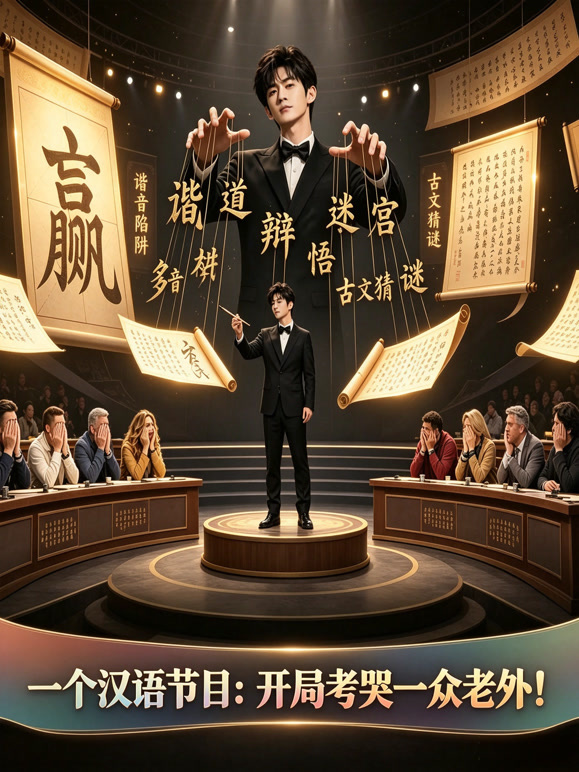 一个汉语节目：开局考哭一众老外！
