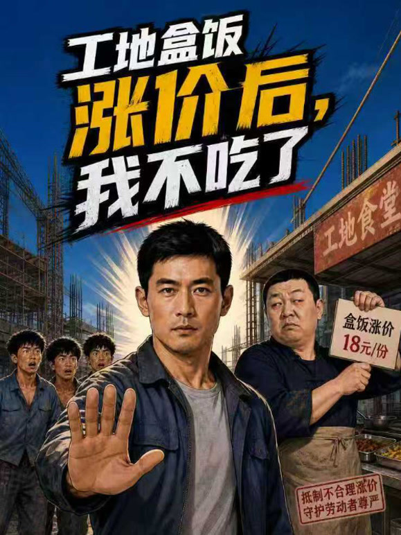 工地盒饭涨价后，我不吃了