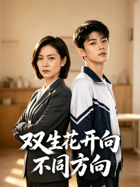 双生花开向不同方向