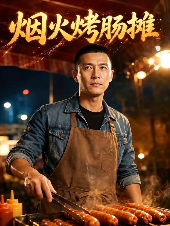 烟火烤肠摊