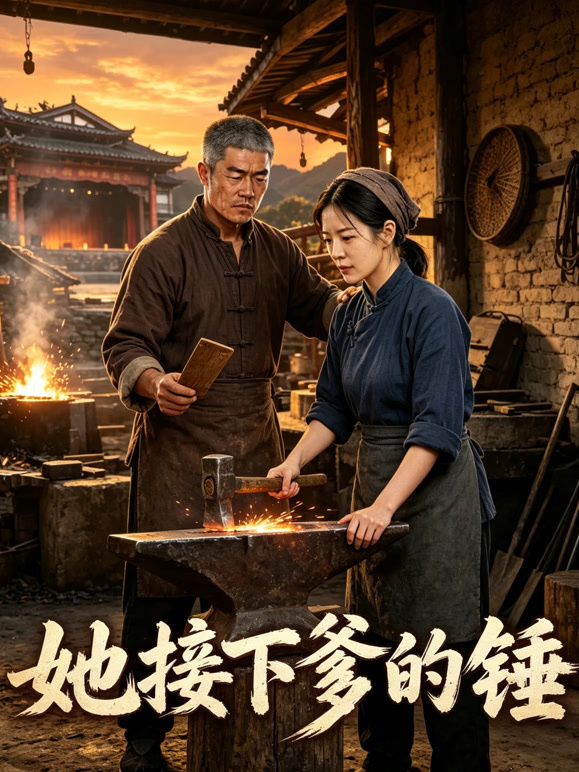 她接下爹的锤