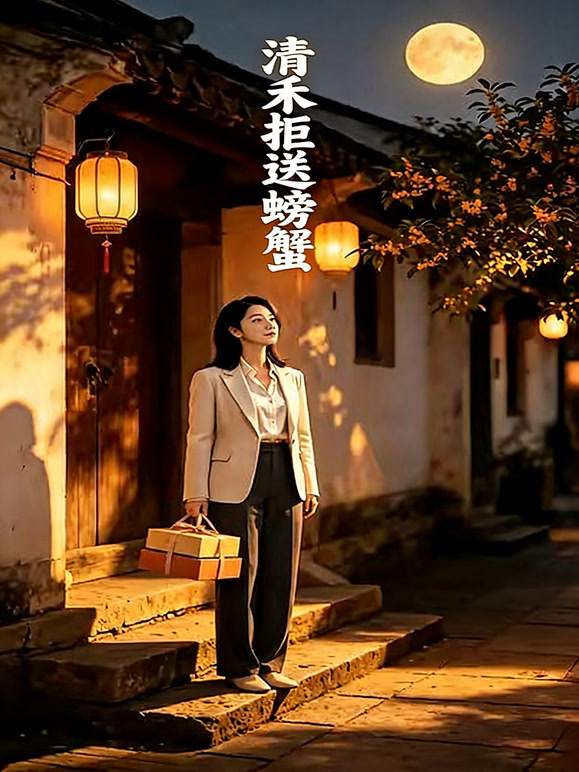 清禾拒送螃蟹