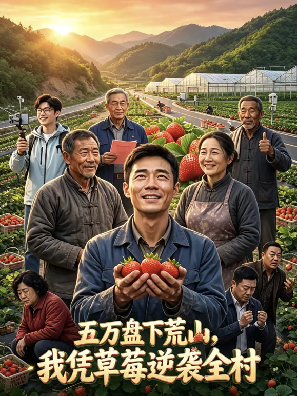 五万盘下荒山，我凭草莓逆袭全村