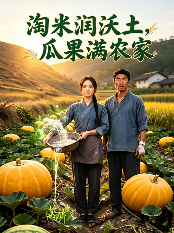 淘米润沃土，瓜果满农家
