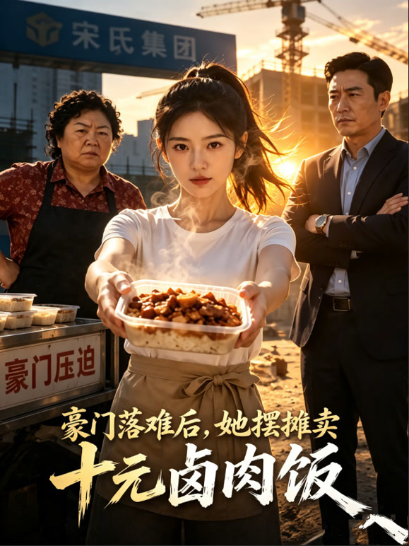 豪门落难后，她摆摊卖十元卤肉饭