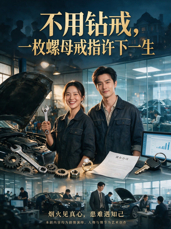 不用钻戒，一枚螺母戒指许下一生