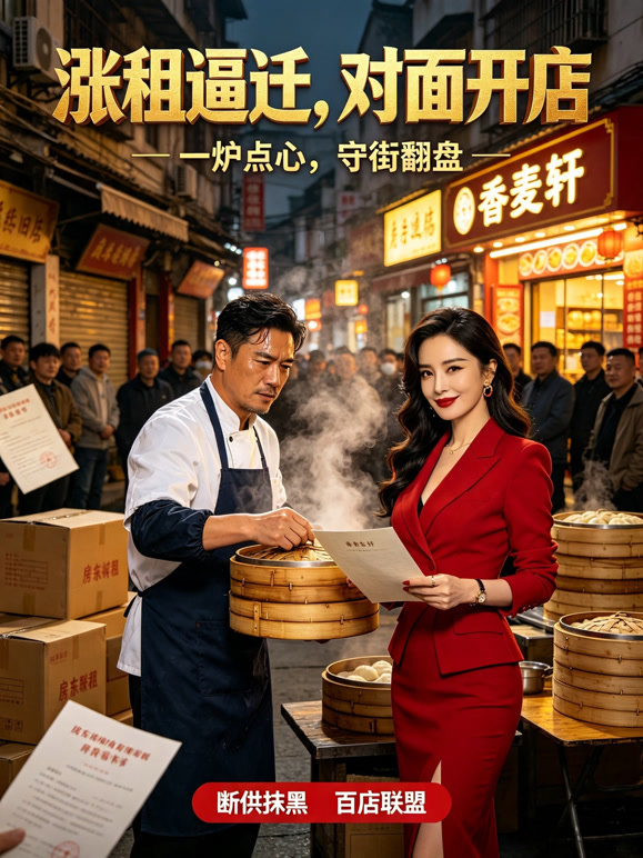 涨租逼迁，对面开店