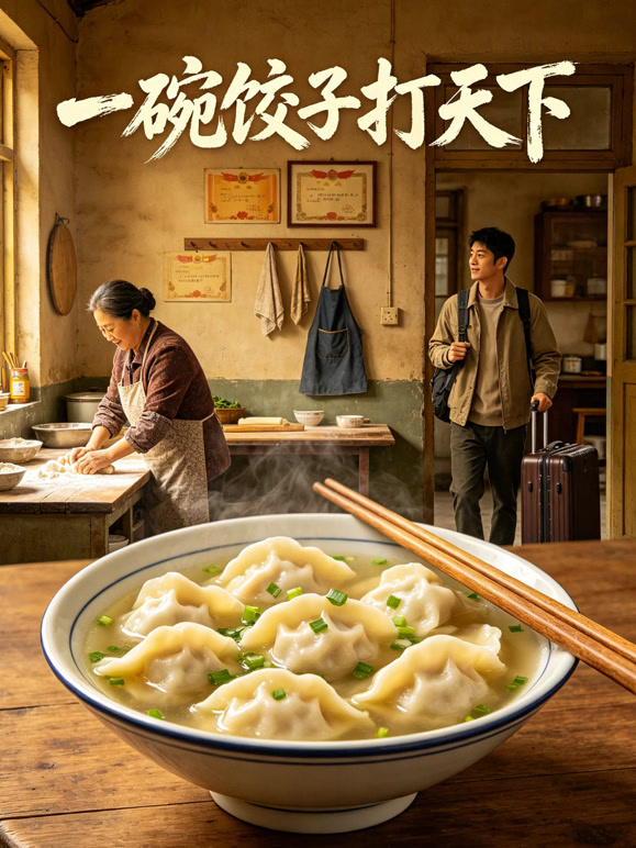 一碗饺子打天下