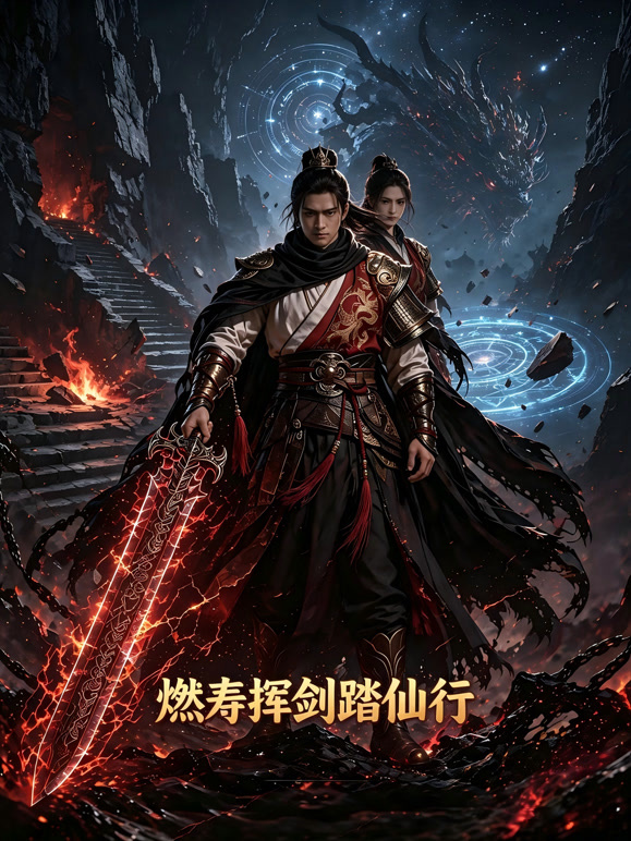燃寿挥剑踏仙行