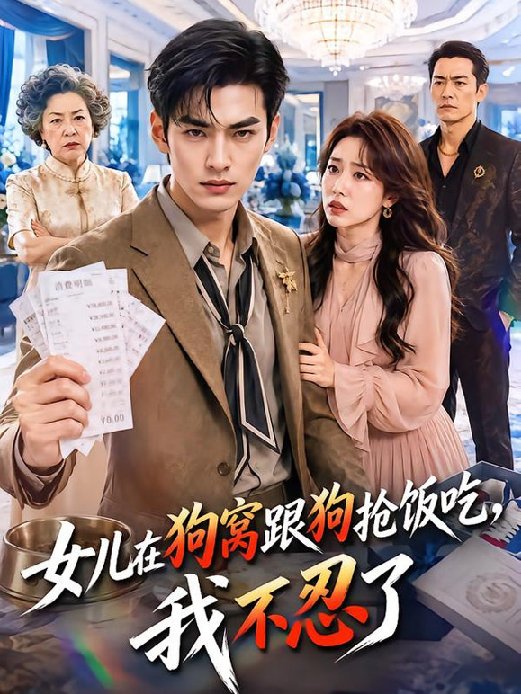 女儿在狗窝跟狗抢饭吃，我不忍了