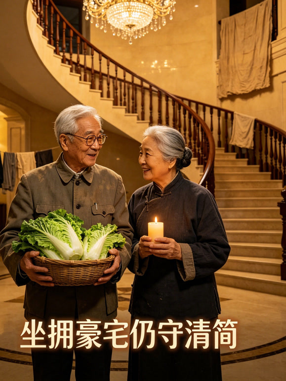 坐拥豪宅仍守清简