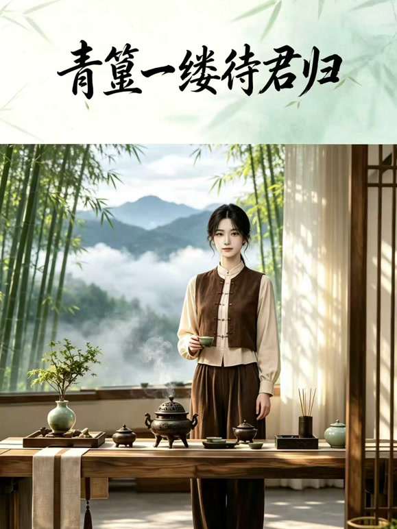 青篁一缕待君归
