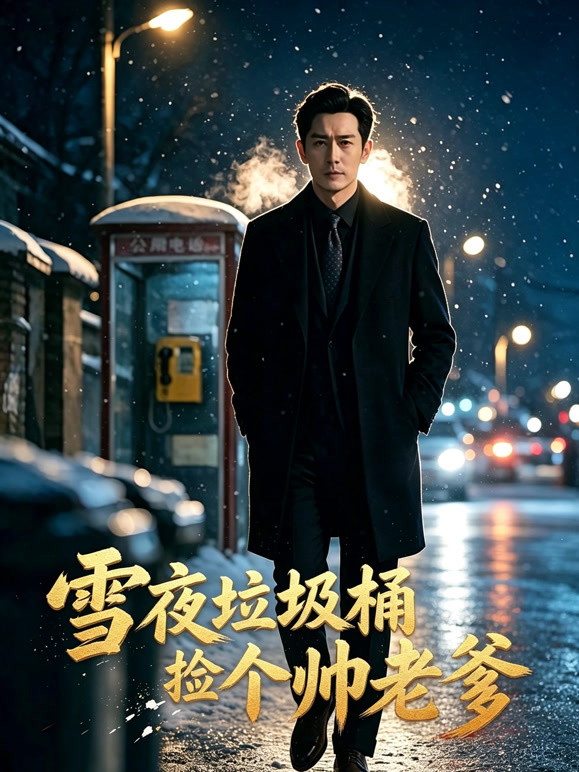 雪夜垃圾桶捡个帅老爹