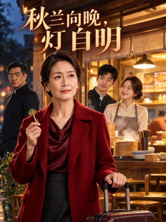 秋兰向晚灯自明