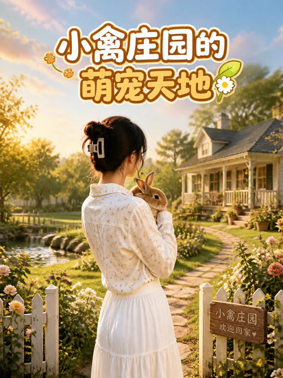 小禽庄园的萌宠天地