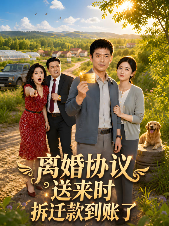 离婚协议送来时拆迁款到账了
