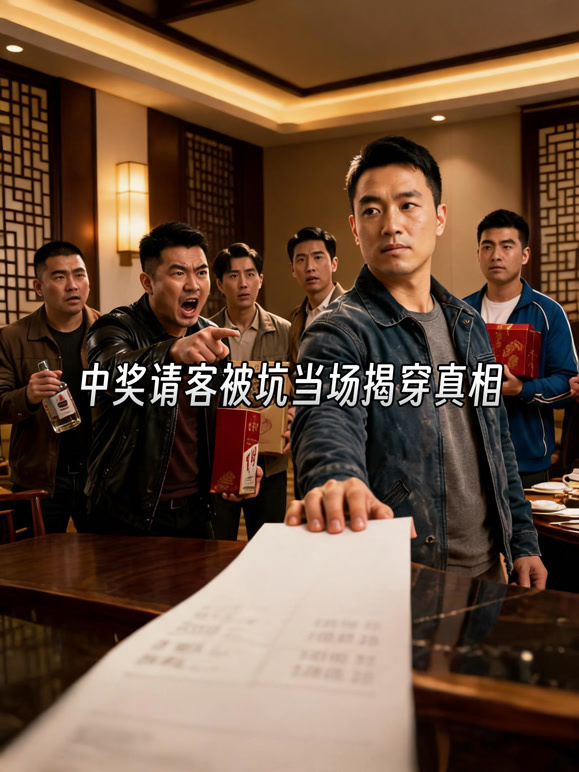 中奖请客被坑当场揭穿真相