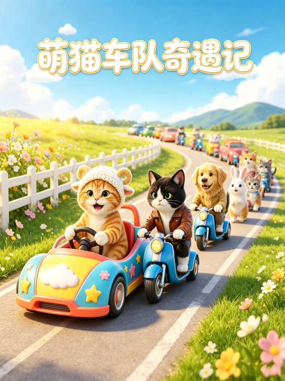萌猫车队奇遇记