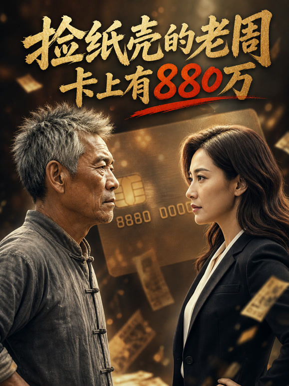 捡纸壳的老周 卡上有着880万