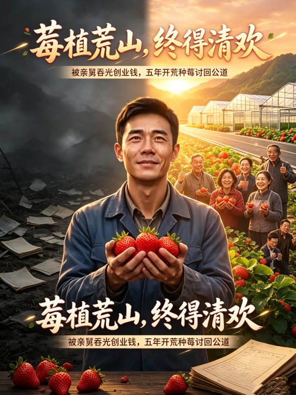 莓植荒山，终得清欢