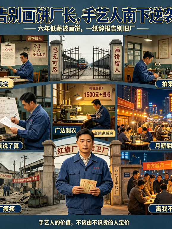 告别画饼厂长，手艺人南下逆袭