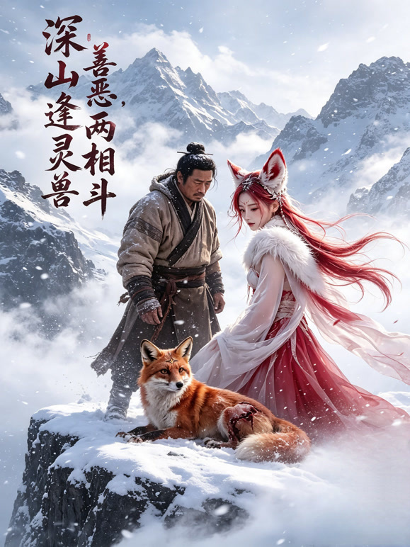 深山逢灵兽，善恶两相斗