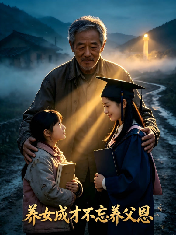 养女成才不忘养父恩
