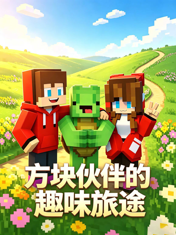 方块伙伴的趣味旅途
