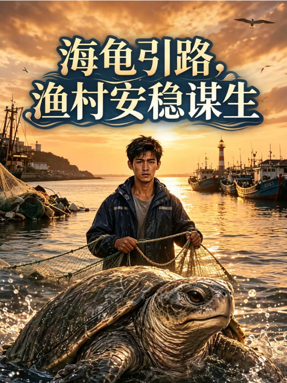 海龟引路，渔村安稳谋生