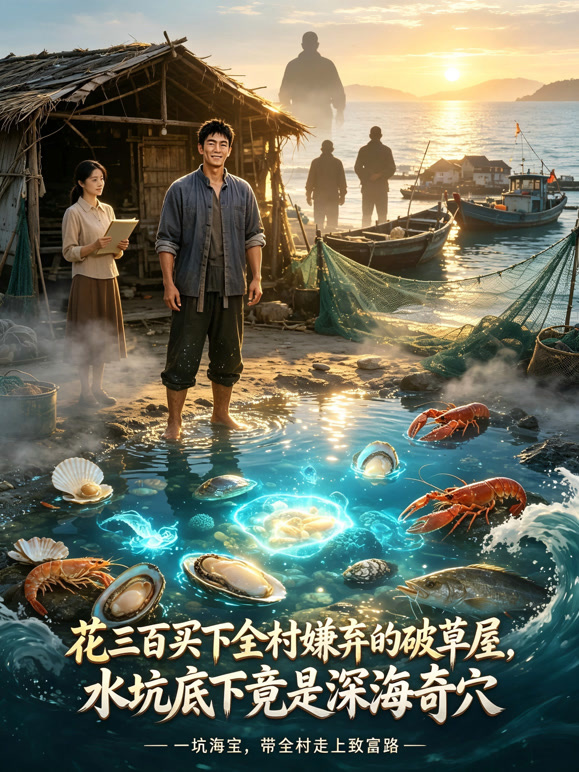 花三百买下全村嫌弃的破草屋，水坑底下竟是深海奇穴