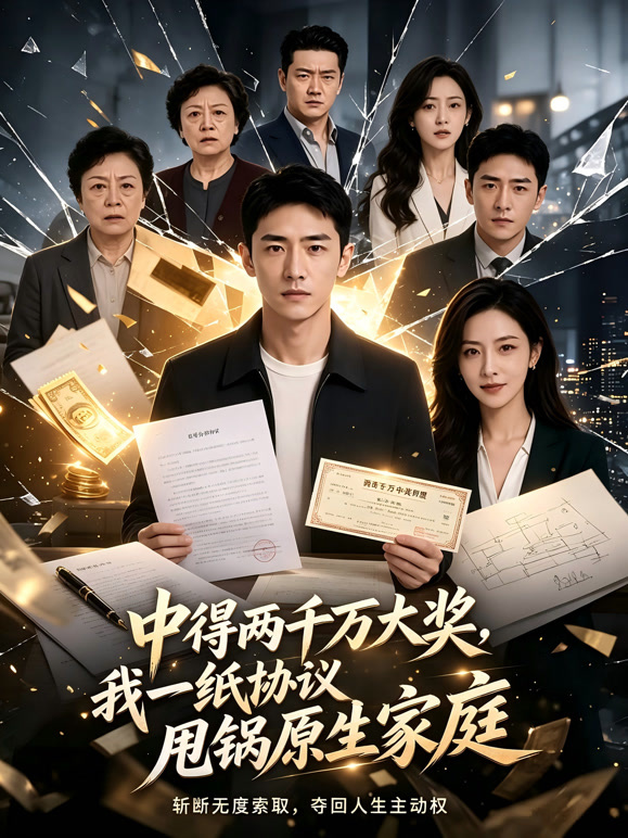 中得两千万大奖，我一纸协议甩锅原生家庭