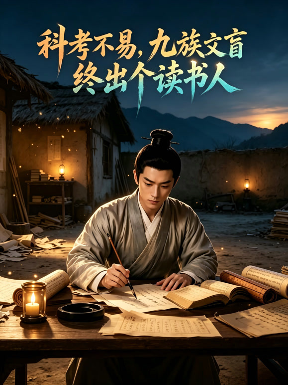 科考不易，九族文盲终出个读书人