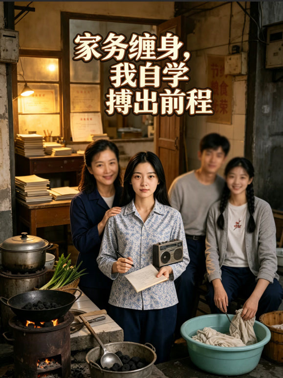 家务缠身，我自学搏出前程