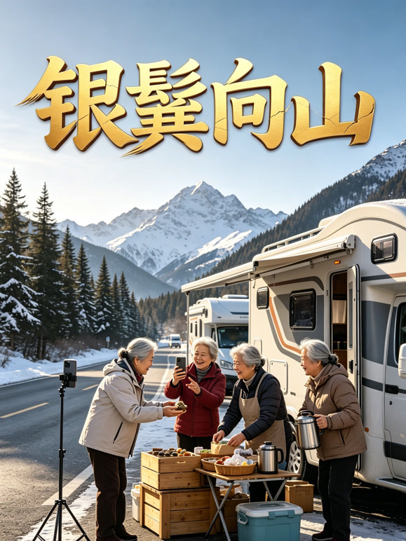 银鬓向山