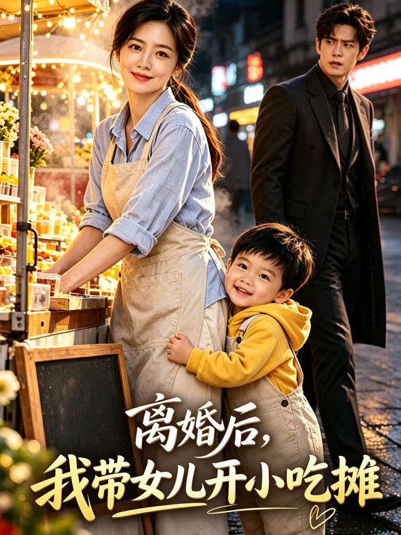 离婚后，我带女儿开小吃摊